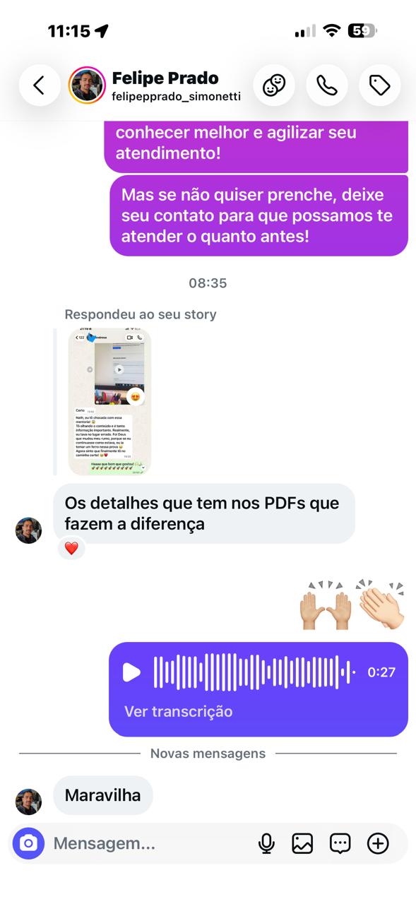 Print de depoimento 7